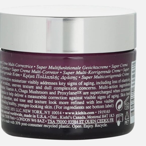 New Kiehl's Super Multi-Corrective Anti-Aging Cream 1.7oz Firming Wrinkle Repair - Picture 3 of 4